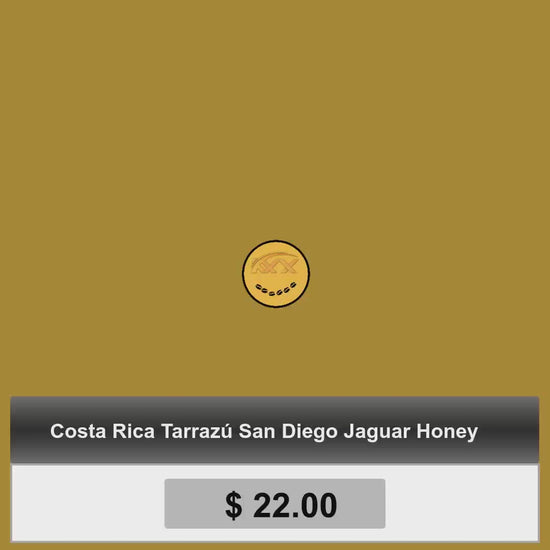 Costa Rica Tarrazú San Diego Jaguar Honey by@Vidoo