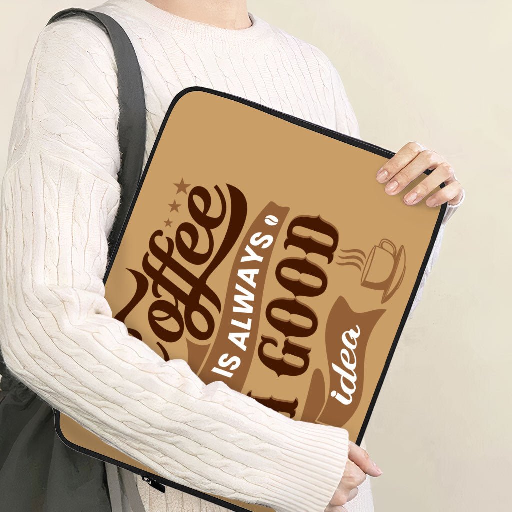 Coffee Dell 16" Sleeve - Creative Laptop Sleeve - Themed Laptop Sleeve with Zipper - Premium  from KXX - Just $23.99! Shop now at KXX  KXX