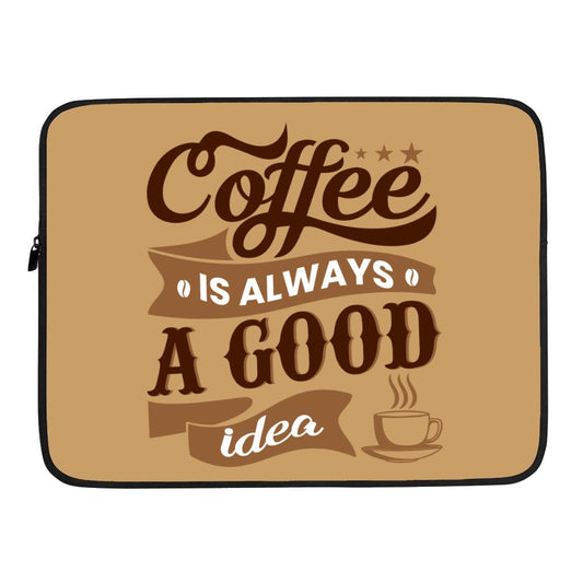 Coffee Dell 16" Sleeve - Creative Laptop Sleeve - Themed Laptop Sleeve with Zipper - Premium  from KXX - Just $23.99! Shop now at KXX