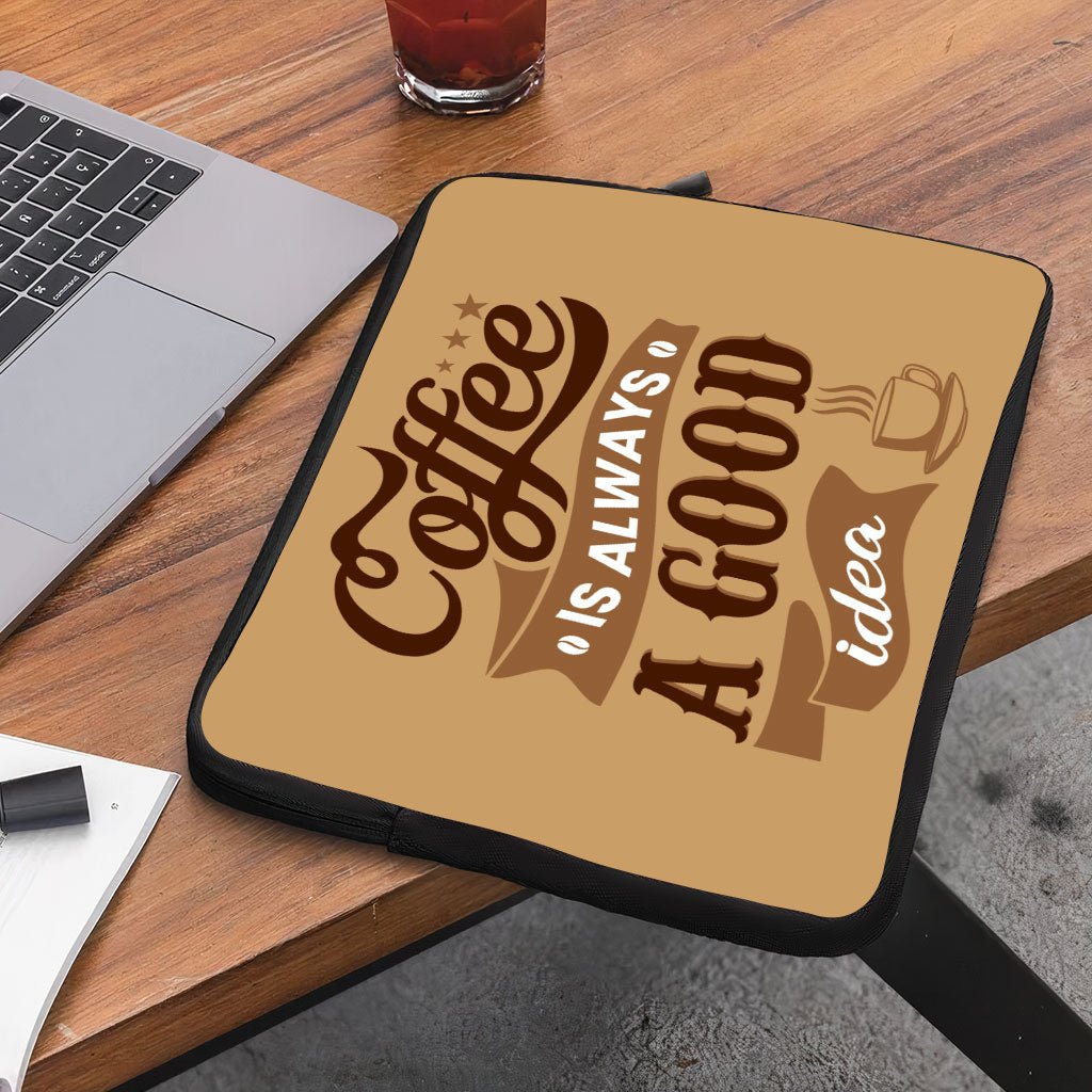 Coffee Dell 16" Two-Sided Sleeve - Creative Laptop Sleeve - Themed Laptop Sleeve with Zipper - Premium  from KXX - Just $24.99! Shop now at KXX