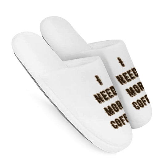 Coffee Themed Memory Foam Slippers - Cute Quote Slippers - Cool Trendy Slippers - Premium  from KXX - Just $14.99! Shop now at KXX