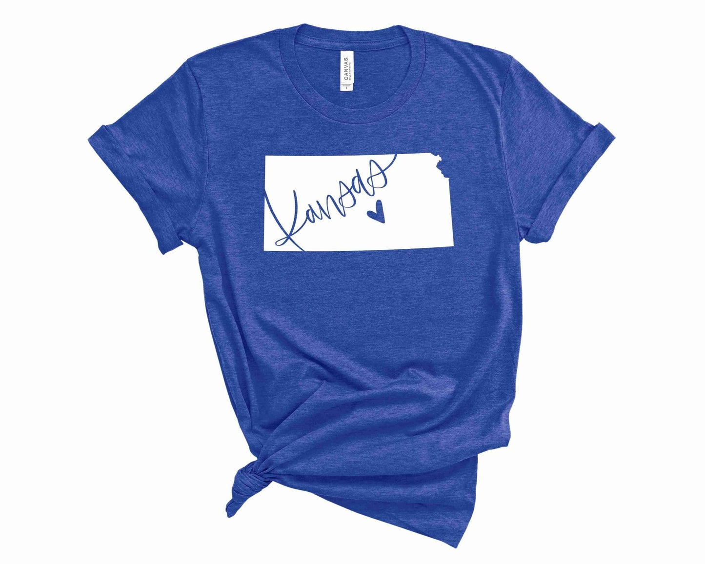 Kansas heart - Graphic Tee - Premium Gifts from Ivory Milo - Just $24.73! Shop now at KXX