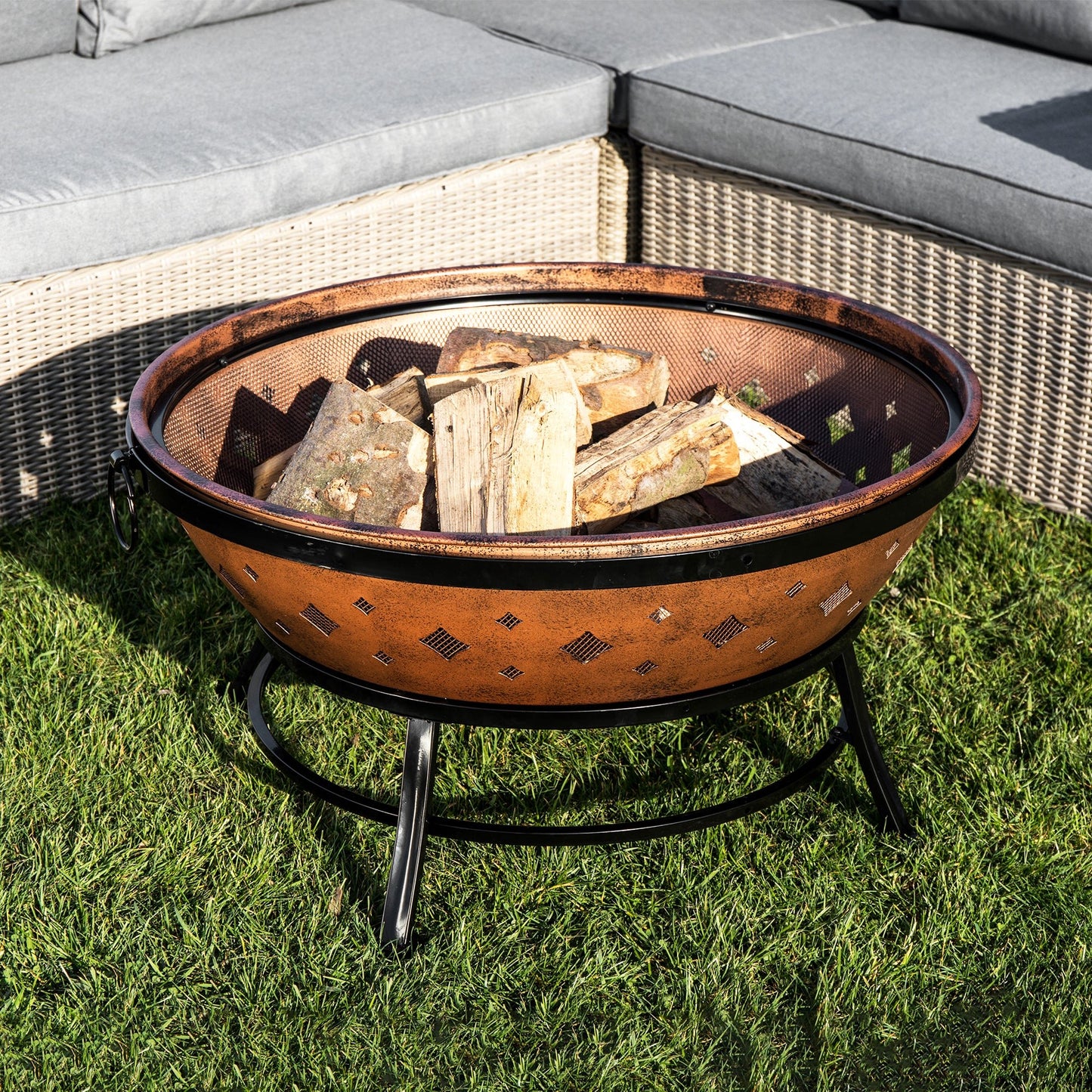 Teamson Home Wood Burning Fire Pit & Accessories - KXX