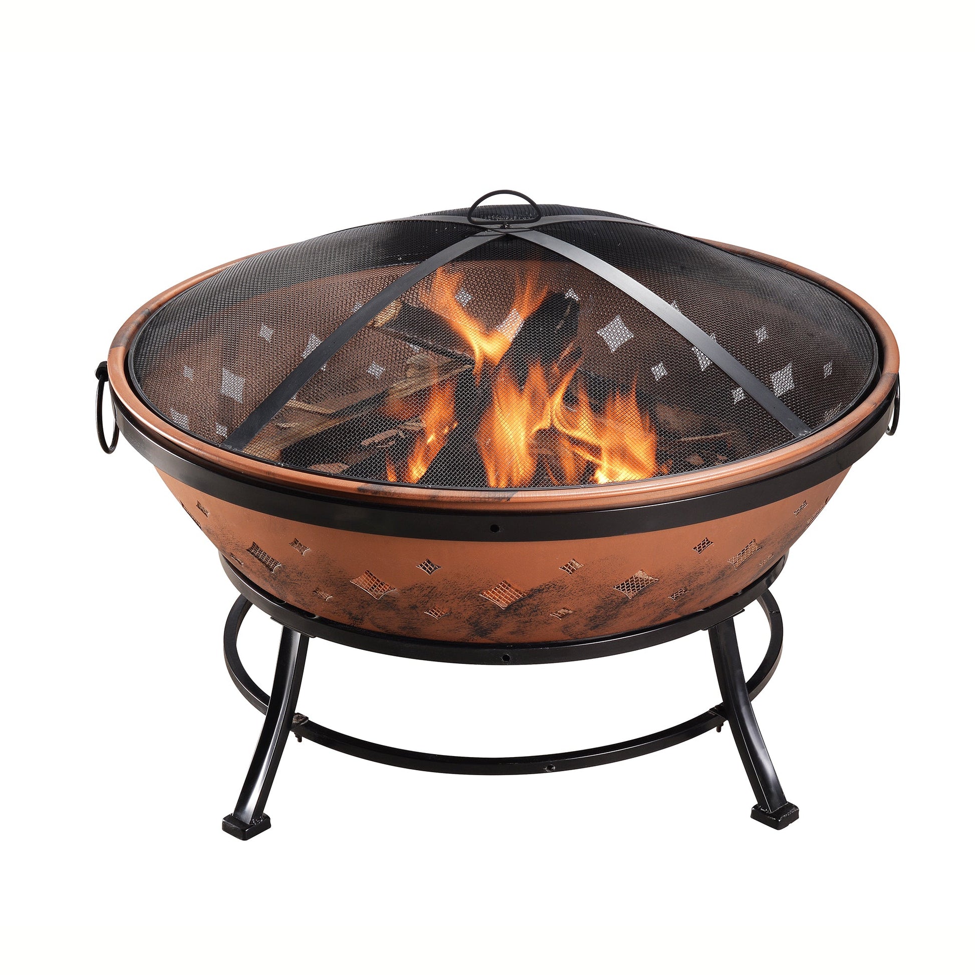 Teamson Home Wood Burning Fire Pit & Accessories - KXX  KXX